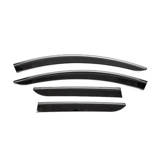 Déflecteurs de Vitres avec Moulure Chromée (4 pcs, Sunplex Chrome) photo 1