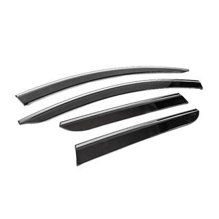 Déflecteurs de Vitres avec Moulure Chromée (4 pcs, Sunplex Chrome) photo 3