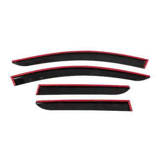 Déflecteurs de Vitres avec Moulure Chromée (4 pcs, Sunplex Chrome) photo 4