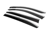 Citroen C5 Aircross 2017-2025 Déflecteurs de Vitres avec Moulure Chromée (4 pcs, Sunplex Chrome) photo 2
