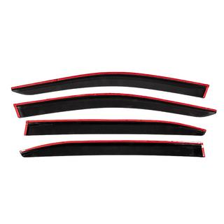 Déflecteurs de Vitres avec Moulure Chromée (4 pcs, Sunplex Chrome) Citroen C5 Aircross 2017-2025 photo 4