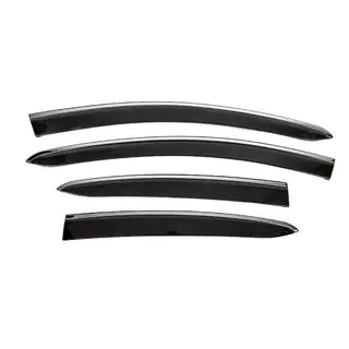 Déflecteurs de Vitres avec Moulure Chromée (4 pcs, Sunplex Chrome) Fiat Linea 2006-2018 photo 1