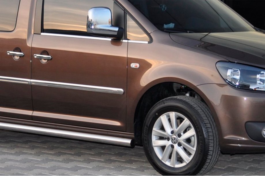 Volkswagen Caddy 2020- Barres Latérales BB001 (2 pcs, inox) d60, Base Standard Photo 9