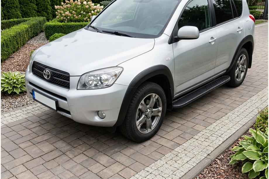Toyota Rav 4 2006-2013 Marchepieds Latéraux Bosphorus Black (2 pcs, Aluminium) Image