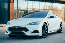 Tesla Model S 2012– Kit carrosserie LRT-Design Carbon photo 1