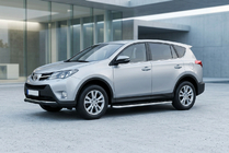 Toyota Rav 4 2013-2018 Marchepieds Latéraux Maydos V1 (2 pcs, Aluminium & Inox) photo 1