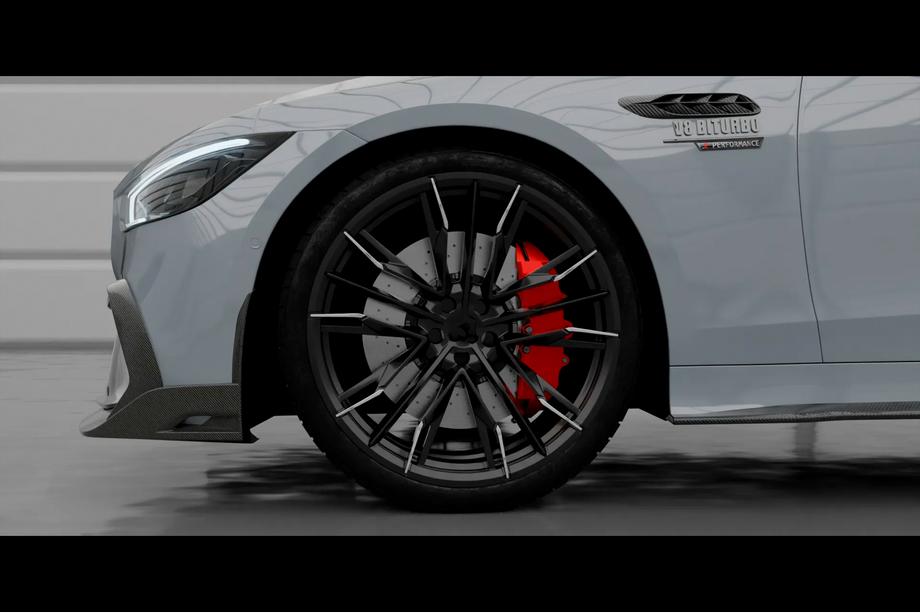 Mercedes AMG GT 4 X290 2018- Kit carrosserie LRT Carbon (pour GT53 2024+) Photo 11