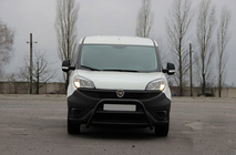 Fiat Doblo II 2010-2022 Pare-buffle WT022 Noir (Inox) photo 1