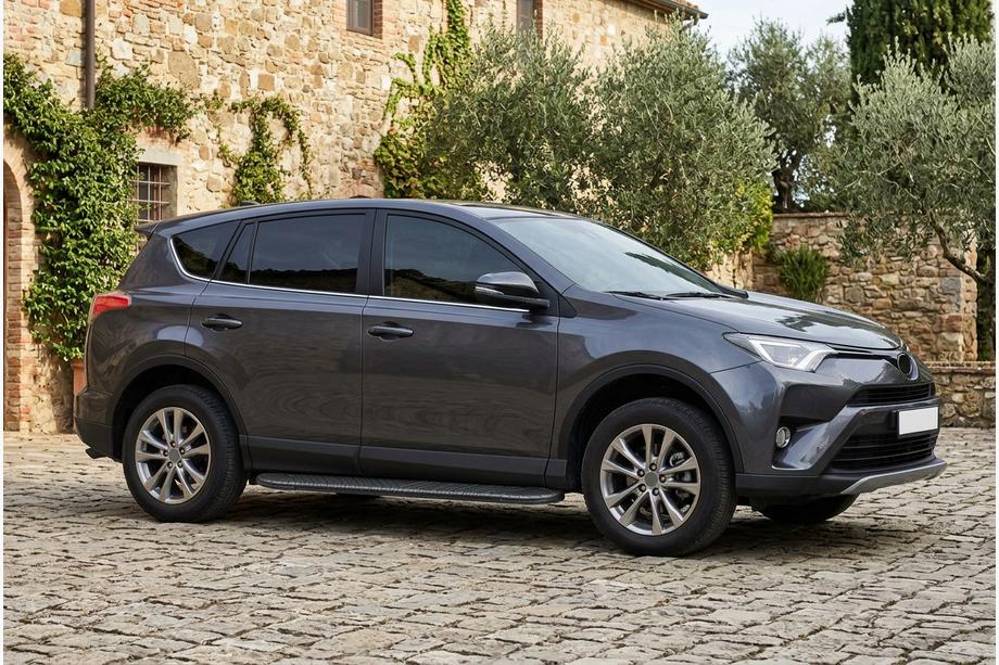 Toyota Rav 4 2013-2018 Marchepieds Latéraux Bosphorus Black (2 pcs, Aluminium) Image