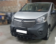 Opel Vivaro 2015-2019 Pare-buffle WT004 Noir (Inox) photo 1