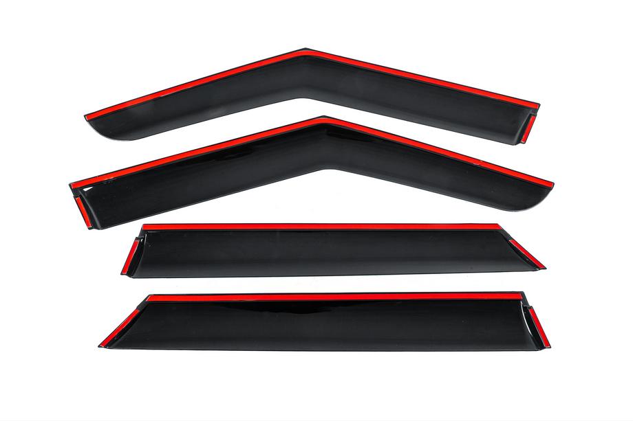 Range Rover Sport 2022- Deflecteurs de Vitres avec Moulure Chromee Niken Luxury (4 pcs) Photo 4