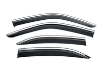 Mercedes E-class W210 1995-2002 Deflecteurs de Vitres avec Moulure Chromee Niken Luxury (4 pcs) photo 1