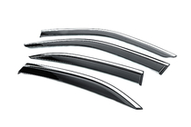 Mercedes E-class W210 1995-2002 Deflecteurs de Vitres avec Moulure Chromee Niken Luxury (4 pcs) photo 2