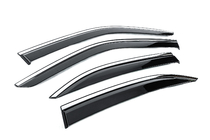 Mercedes E-class W210 1995-2002 Deflecteurs de Vitres avec Moulure Chromee Niken Luxury (4 pcs) photo 3