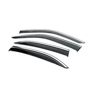 Deflecteurs de Vitres avec Moulure Chromee Niken Luxury (4 pcs) photo 2
