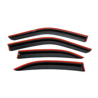 Deflecteurs de Vitres avec Moulure Chromee Niken Luxury (4 pcs) photo 4