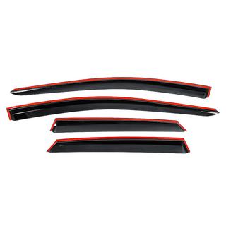 Deflecteurs de Vitres avec Moulure Chromee Niken Luxury (4 pcs) photo 4