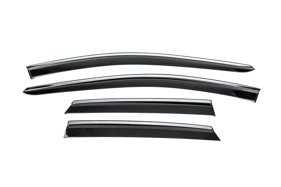 Volkswagen ID.7 2023- Deflecteurs de Vitres avec Moulure Chromee Niken Luxury (4 pcs) Photo 1