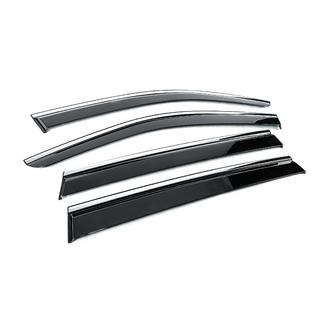Deflecteurs de Vitres avec Moulure Chromee Niken Luxury (4 pcs) photo 3