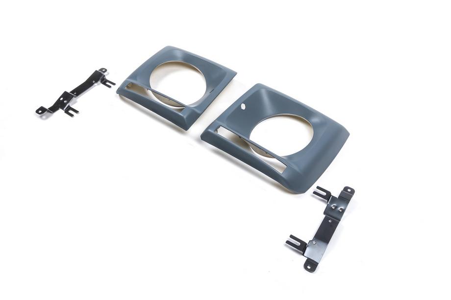 Mercedes G class W463 1990-2018 Caches de phares (kit avec fixation) Photo 3