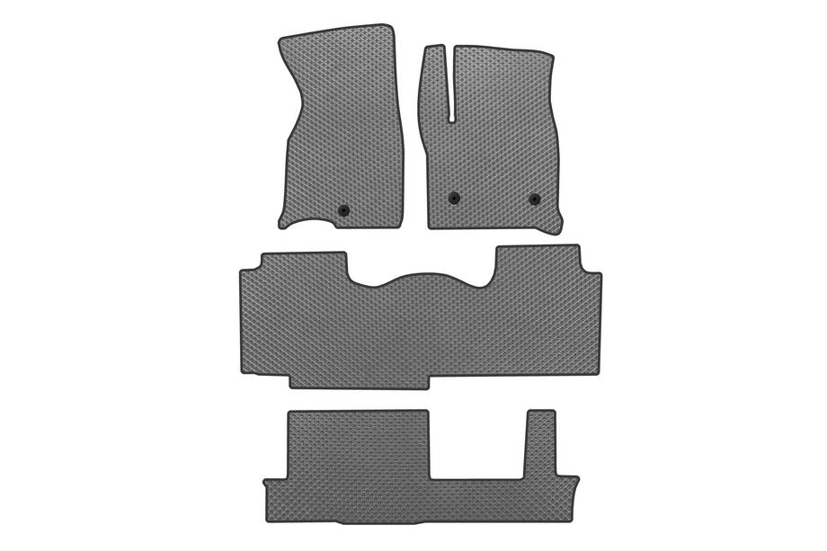 Chevrolet Tahoe 2020- Tapis de sol EVA (3 Rangées, Gris) Image