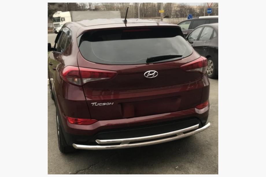 Hyundai Tucson TL 2016-2021 Arceau Arrière AK002-2 (Inox) Image