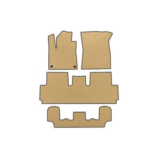Tapis de sol EVA (Pour Grand, 3 Rangées, Beige) Citroen C-4 Picasso 2013–2022