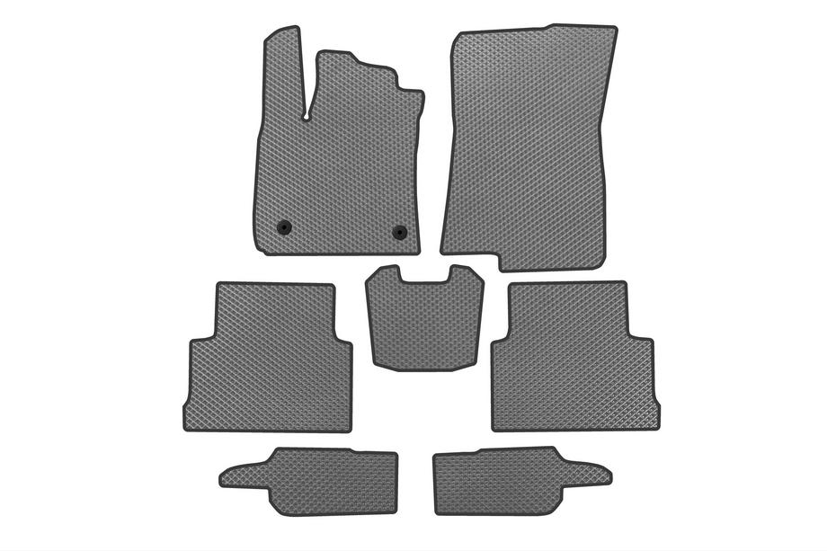 Dacia Jogger 2022- Tapis de sol EVA (3 Rangées, Gris) Image