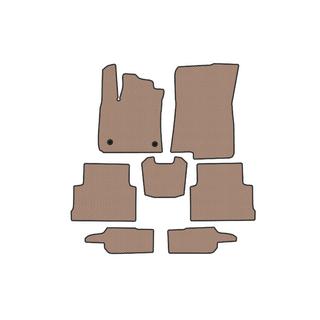 Tapis en Caoutchouc Carsuit (3 Rangées, Beige) photo 1