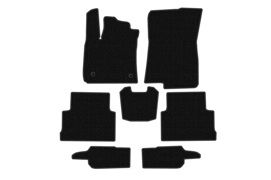Dacia Jogger 2022- Tapis en Caoutchouc Carsuit (3 Rangées, Noir) Photo 1