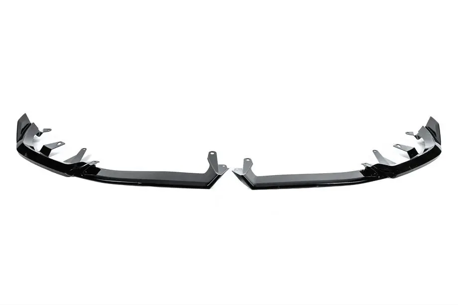 BMW 5/i5 Series G60/G60E/G61 2023- Lame de Pare-chocs Avant Lip Gloss Noir (pour M-Sport) Photo 3