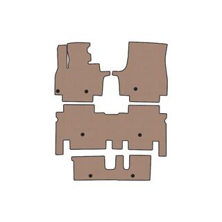 Tapis en Caoutchouc Carsuit (3 Rangées, Beige) photo 1