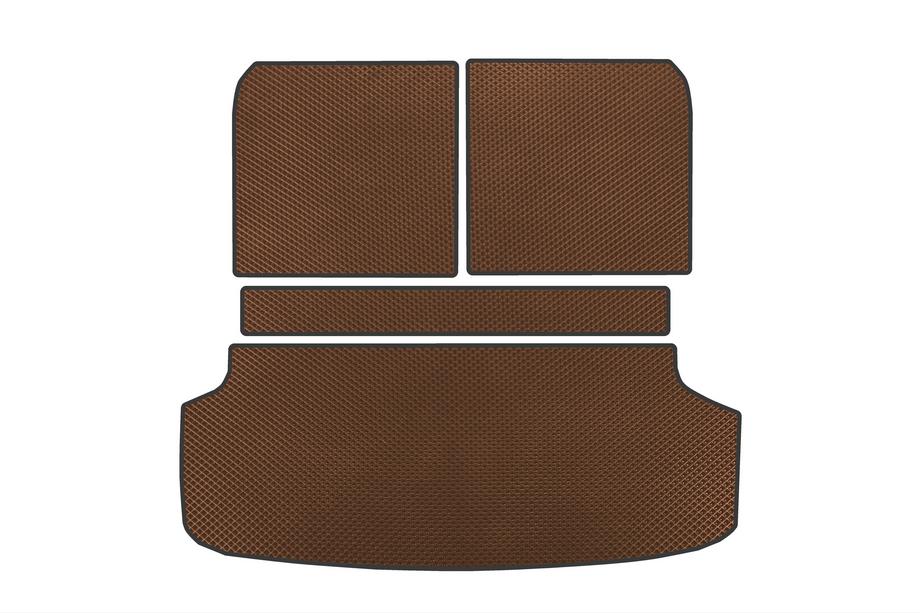 KIA EV9 Tapis de coffre EVA V2 (Marron) Image