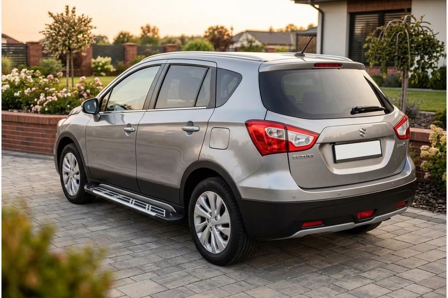 Suzuki SX4 S-Cross 2013-2016 Marchepieds Latéraux Sunrise (2 pcs, Aluminium) Image