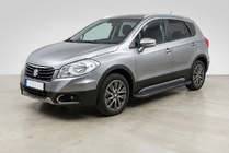 Suzuki SX4 S-Cross 2013-2016 Marchepieds Latéraux Bosphorus Black (2 pcs, Aluminium) photo 1