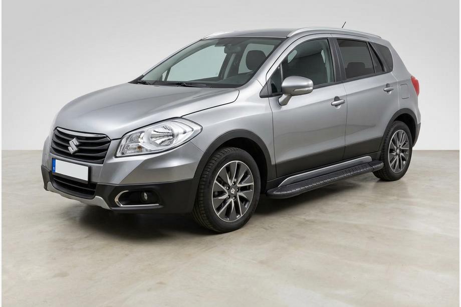 Suzuki SX4 S-Cross 2013-2016 Marchepieds Latéraux Bosphorus Black (2 pcs, Aluminium) Image
