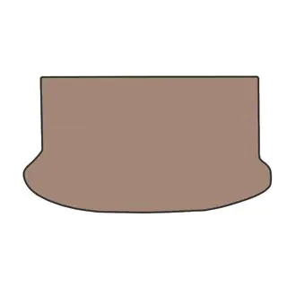 Tapis de coffre en caoutchouc (Beige)
