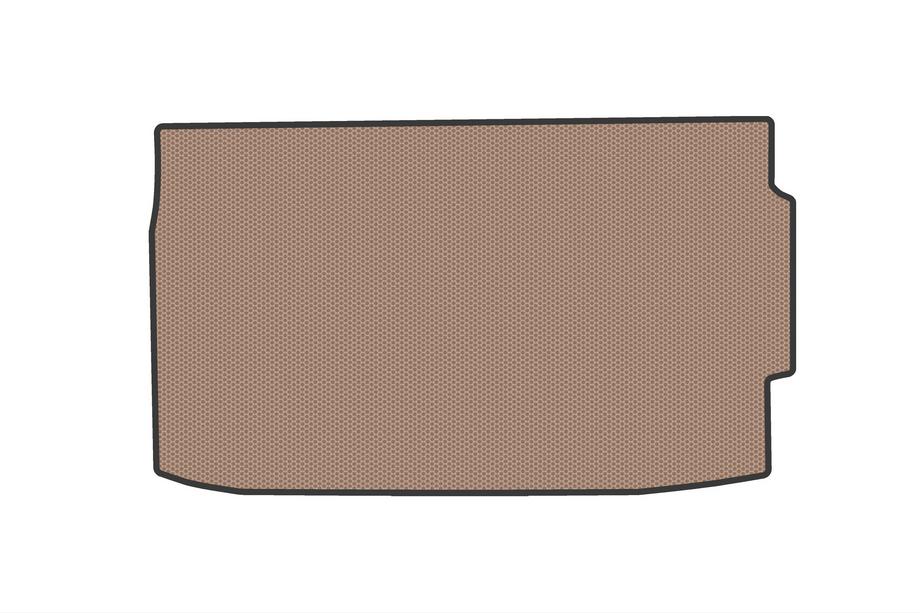 Hyundai I-20 2020- Tapis de coffre en caoutchouc V1 (Beige) Photo 1