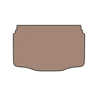 Tapis de coffre en caoutchouc (Beige)