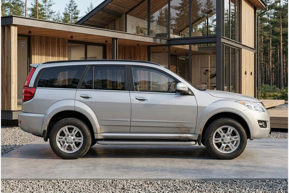 GreatWall Haval/Hover H3 2005-2013 Marchepieds Latéraux Tayga Grey (2 pcs, Aluminium) Image