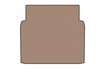 Mercedes S-class W221 2005-2013 Tapis de coffre en caoutchouc (court, beige) photo 1