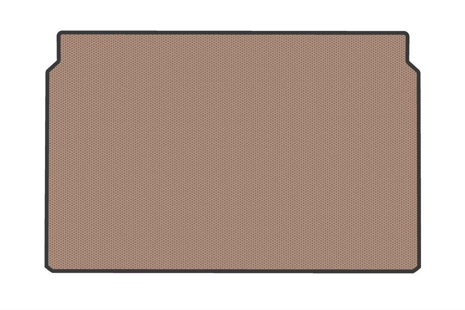 Peugeot 208 2019- Tapis de coffre en caoutchouc (Électrique, beige) Photo 1