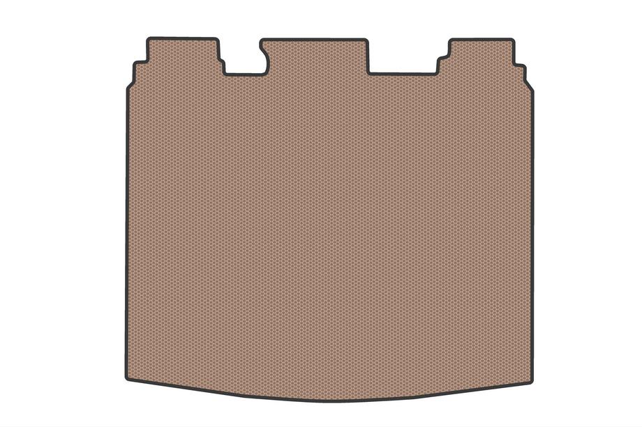 Volkswagen Caddy 2020- Tapis de coffre en caoutchouc (Beige) Photo 1