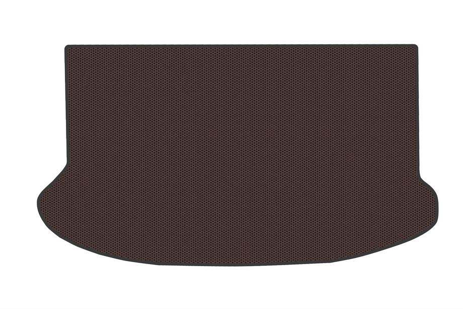 Hyundai IX-20 2010-2019 Tapis de Coffre en Caoutchouc (Marron) Image