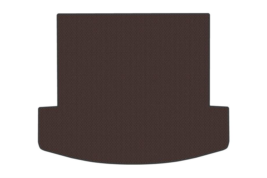 Hyundai Santa Fe 5 2023- Tapis de coffre en caoutchouc V1 (Marron) Photo 1
