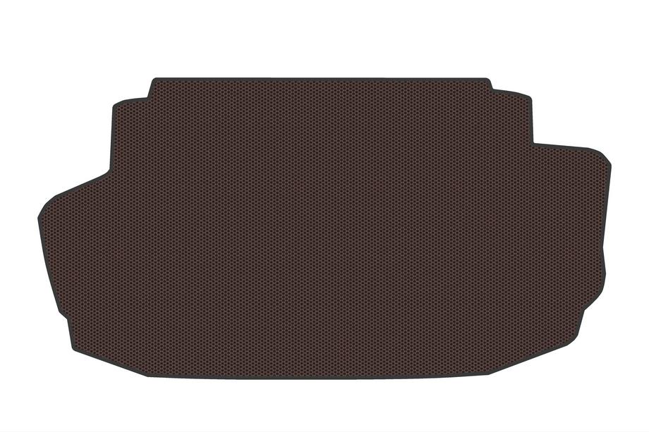Mercedes S-class W220 1998-2005 Tapis de coffre en caoutchouc (Long, Marron) Image