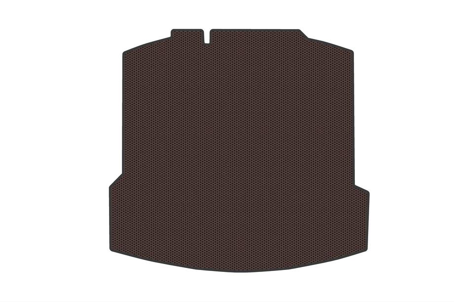 Seat Toledo 2012-2019 Tapis de Coffre en Caoutchouc (Marron) Image