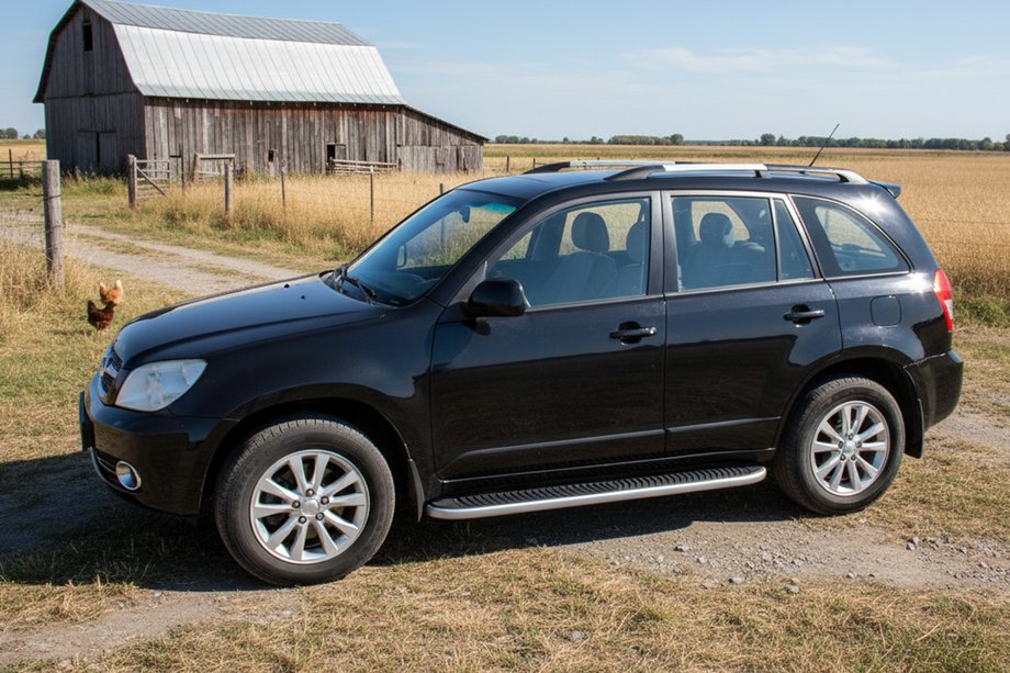 Chery Tiggo 3 2005- Marchepieds Latéraux Tayga (2 pcs, Aluminium) Image