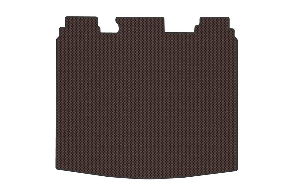 Volkswagen Caddy 2020- Tapis de Coffre en Caoutchouc (Marron) Photo 1