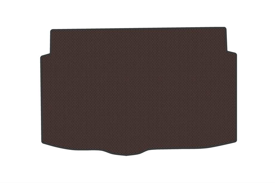Hyundai I-20 2020- Tapis de coffre en caoutchouc V2 (Marron) Photo 1